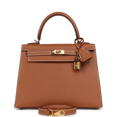 Hermes Kelly Sellier 25 Gold Madame Gold Hardware