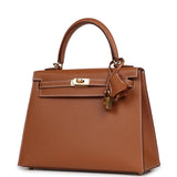 Hermes Kelly Sellier 25 Gold Madame Gold Hardware - Thumbnail View 5