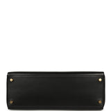 Vintage Hermes Kelly Retourne 32 Black Box Gold Hardware - Thumbnail View 6