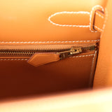 Vintage Hermes Kelly Sellier 32 Naturel Sable Chamonix Gold Hardware - Thumbnail View 9