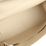Hermes Kelly Sellier 32 Craie Epsom Gold Hardware - Thumbnail View 8