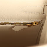 Hermes Kelly Sellier 32 Craie Epsom Gold Hardware - Thumbnail View 9