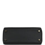 Pre-owned Hermes Kelly Retourne 25 Black Togo Gold Hardware - Thumbnail View 6