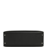 Pre-owned Hermes Kelly Sellier 35 Black Epsom Palladium Hardware - Thumbnail View 6