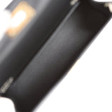 Hermes Special Order (HSS) Kelly Sellier 20 Black, Nata Chevre Mysore Gold Hardware - Thumbnail View 8