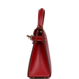 Hermes Kelly Sellier 20 Rouge Piment Box Gold Hardware - Thumbnail View 3
