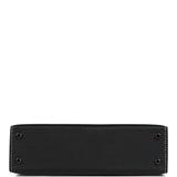 Pre-owned Hermes Special Order (HSS) Kelly Sellier 20 Black Verso Epsom Palladium Hardware - Thumbnail View 6