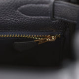 Pre-owned Hermes Kelly Retourne 28 Bleu Nuit Togo Gold Hardware - Thumbnail View 8