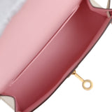 Hermes Special Order (HSS) Kelly Sellier 20 Rose Sakura, Nata Chevre Mysore Gold Hardware - Thumbnail View 8