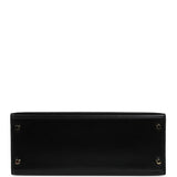Pre-owned Hermes Kelly Sellier 28 Black Box Gold Hardware - Thumbnail View 6