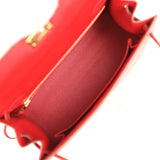 Hermes Kelly Sellier 25 Rouge Piment Epsom Gold Hardware - Thumbnail View 9