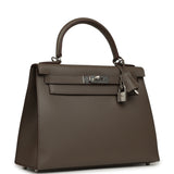 Hermes Kelly Sellier 28 Etain Epsom Palladium Hardware - Thumbnail View 2
