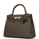 Hermes Kelly Sellier 28 Etain Epsom Palladium Hardware - Thumbnail View 5