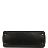 Vintage Hermes Kelly Retourne 32 Black Box Gold Hardware - Thumbnail View 6