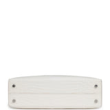 Hermes Kelly Sellier 20 Creme Chantilly Matte Alligator Palladium Hardware - Thumbnail View 6
