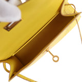 Pre-owned Hermes Kelly 20 Sellier Mimosa Matte Alligator Gold Hardware - Thumbnail View 8