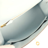 Pre-owned Hermes Kelly Sellier 25 Bleu Brume Epsom Gold Hardware - Thumbnail View 8