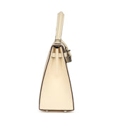 Hermes Kelly Sellier 25 Nata Verso Epsom Palladium Hardware - Thumbnail View 3