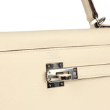 Hermes Kelly Sellier 25 Nata Verso Epsom Palladium Hardware - Thumbnail View 7