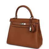 Hermes Kelly Retourne 25 Gold Togo Palladium Hardware - Thumbnail View 5