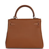 Hermes Kelly Retourne 25 Gold Togo Palladium Hardware - Thumbnail View 4