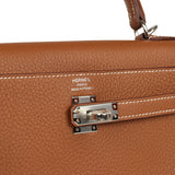 Hermes Kelly Retourne 25 Gold Togo Palladium Hardware - Thumbnail View 7