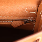 Hermes Kelly Retourne 25 Gold Togo Palladium Hardware - Thumbnail View 9