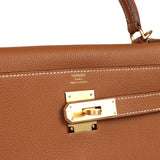 Hermes Kelly Retourne 28 Gold Togo Gold Hardware - Thumbnail View 7