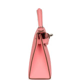 Hermes Kelly Sellier 20 Rose Confetti Epsom Palladium Hardware - Thumbnail View 3