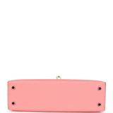 Hermes Kelly Sellier 20 Rose Confetti Epsom Palladium Hardware - Thumbnail View 6