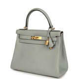 Hermes Kelly Retourne 28 Bleu Glacier Evercolor Gold Hardware - Thumbnail View 5