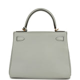 Hermes Kelly Retourne 28 Bleu Glacier Evercolor Gold Hardware - Thumbnail View 4