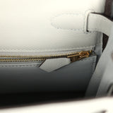 Hermes Kelly Retourne 28 Bleu Glacier Evercolor Gold Hardware - Thumbnail View 9