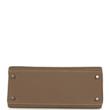 Hermes Kelly Retourne 28 Etoupe Togo Palladium Hardware - Thumbnail View 6