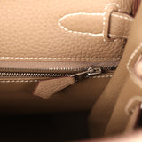 Hermes Kelly Retourne 28 Etoupe Togo Palladium Hardware - Thumbnail View 9