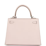 Hermes Kelly Sellier 25 Mauve Pale Epsom Palladium Hardware - Thumbnail View 4