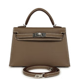 Hermes Kelly Sellier 20 Etoupe Epsom Palladium Hardware - Thumbnail View 1
