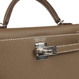 Hermes Kelly Sellier 20 Etoupe Epsom Palladium Hardware - Thumbnail View 7