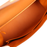 Hermes Special Order (HSS) Kelly Sellier 40 Gold Verso Epsom Brushed Gold Hardware - Thumbnail View 8