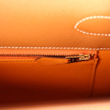 Hermes Special Order (HSS) Kelly Sellier 40 Gold Verso Epsom Brushed Gold Hardware - Thumbnail View 9