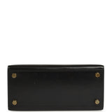 Vintage Hermes Kelly Sellier 20 Black Box Gold Hardware - Thumbnail View 6