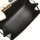 Vintage Hermes Kelly Sellier 20 Black Box Gold Hardware - Thumbnail View 8