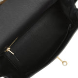 Hermes Kelly Retourne 25 Black Togo Gold Hardware - Thumbnail View 9