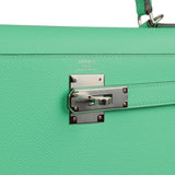 Hermes Kelly Sellier 28 Vert Comics Epsom Palladium Hardware - Thumbnail View 7