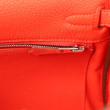 Hermes Kelly Retourne 25 Capucine Togo Palladium Hardware - Thumbnail View 9