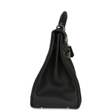 Pre-owned Hermes Kelly 42 Maxi Black Togo Palladium Hardware - Thumbnail View 3