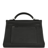 Pre-owned Hermes Kelly 42 Maxi Black Togo Palladium Hardware - Thumbnail View 4