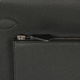 Pre-owned Hermes Kelly 42 Maxi Black Togo Palladium Hardware - Thumbnail View 6