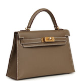 Hermes Kelly Sellier 20 Etoupe Epsom Gold Hardware - Thumbnail View 2