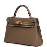 Hermes Kelly Sellier 20 Etoupe Epsom Gold Hardware - Thumbnail View 5
